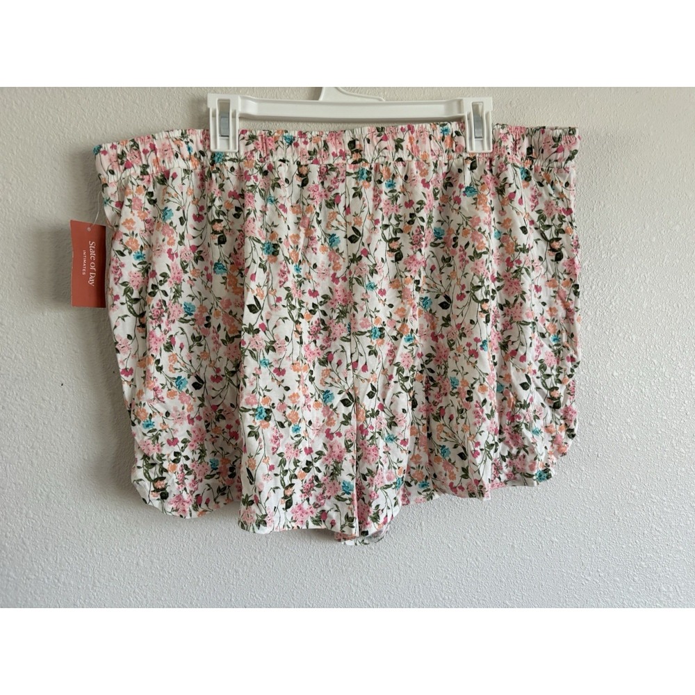 State of Day Intimates Floral Sleep Shorts XXL NWT Feminine Ditsy Lounge - Picture 5 of 5